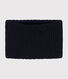 Children's fleece-lined knitted snood