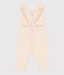 Babies' Decorative Stitch Jersey Jumpsuit AVALANCHE Ecru
