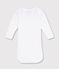 Baby's White Long-Sleeved Bodysuit ECUME white