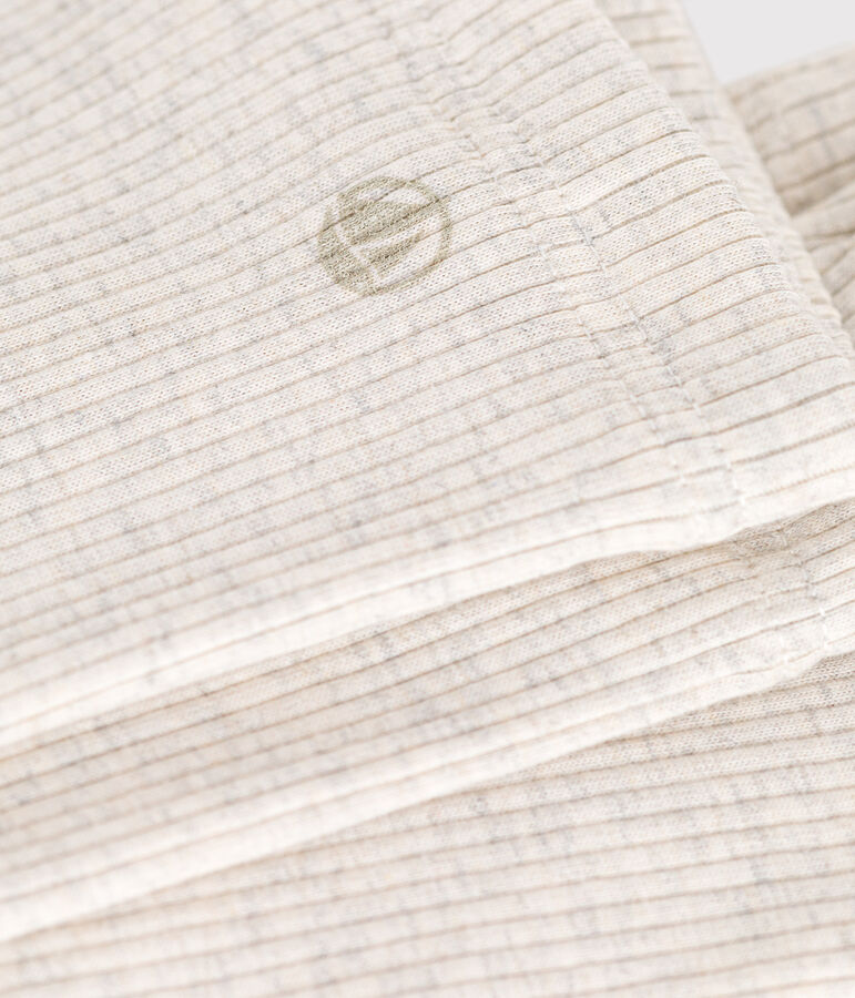 Little girls' leggings beige