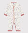 Baby Boys' Footless Ribbed Sleepsuit MARSHMALLOW white/MULTICO white