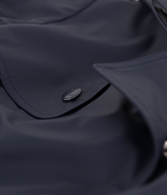 Women's Hooded Trench Coat SMOKING blue
