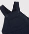 Babies' Fleece Dungarees SMOKING blue