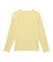 Men's iconic stripy breton top MARSHMALLOW white/BAMBOO yellow
