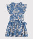 Girls' Sleeveless Printed Poplin Dress