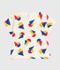 Babies' short-sleeved boat-print cotton T-shirt