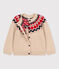 Girls' Wool/Cotton Cardigan TRENCH /MULTICO