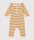 Babies' Stripy Knit Jumpsuit