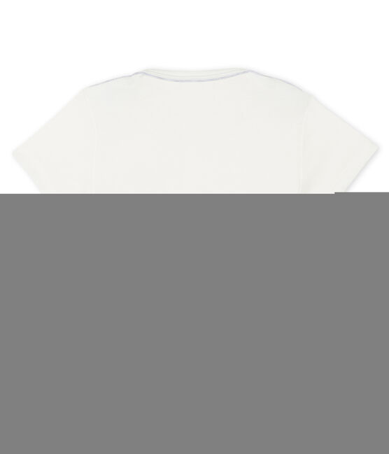 Tee shirt manches courtes bébé garçon MARSHMALLOW CN white