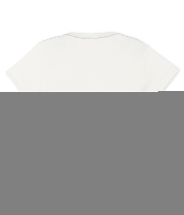 Tee shirt manches courtes b&eacute;b&eacute; gar&ccedil;on white