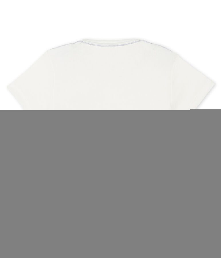 Tee shirt manches courtes b&eacute;b&eacute; gar&ccedil;on white