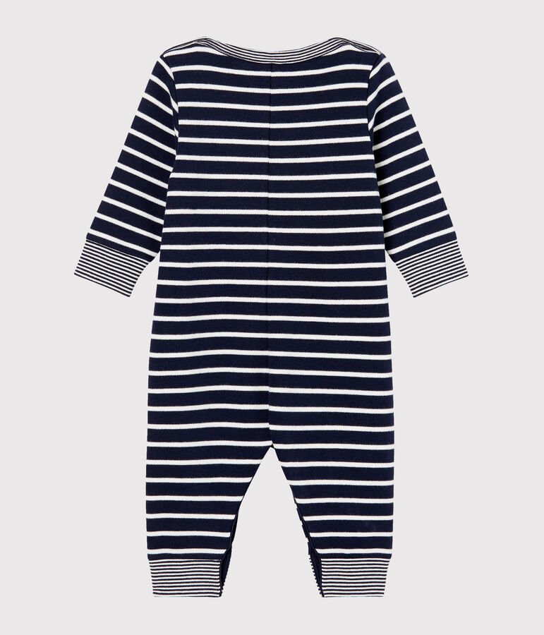 Baby Boys' Sailor Striped Long Jumpsuit blue/white