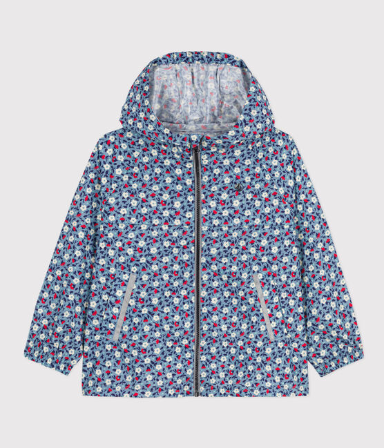 Girls' Recycled Fabric Windcheater ENNEIGE /MULTICO