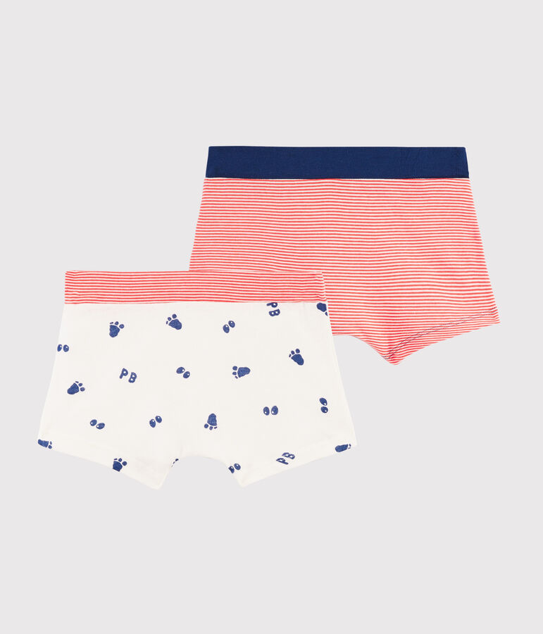 Boys' Yeti Footprint Boxer Shorts - 2-Piece Set multicolor
