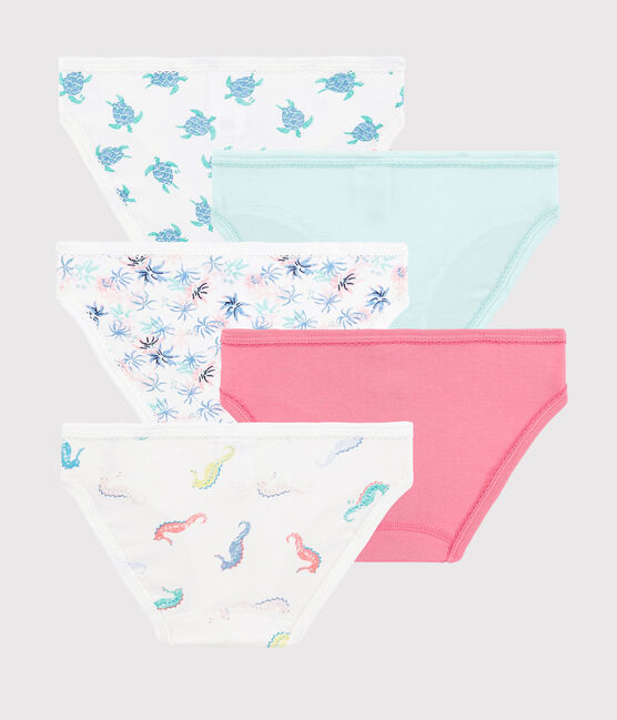 Girls' Ocean Pattern Knickers - 5-Pack variante 1