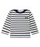 Unisex Baby's Iconic Sailor Top COQUILLE beige/SMOKING blue