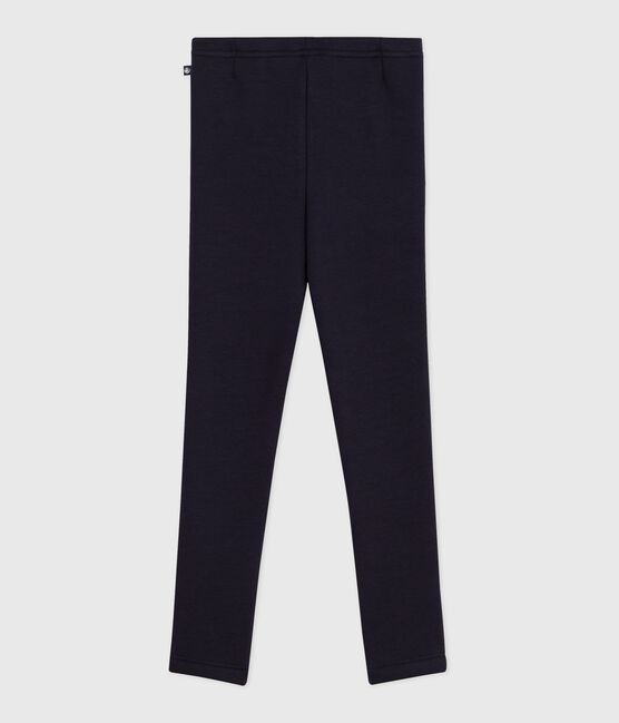 Children's legging-style fleece trousers SMOKING blue