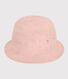 Girls' Pink English embroidery Bucket Hat