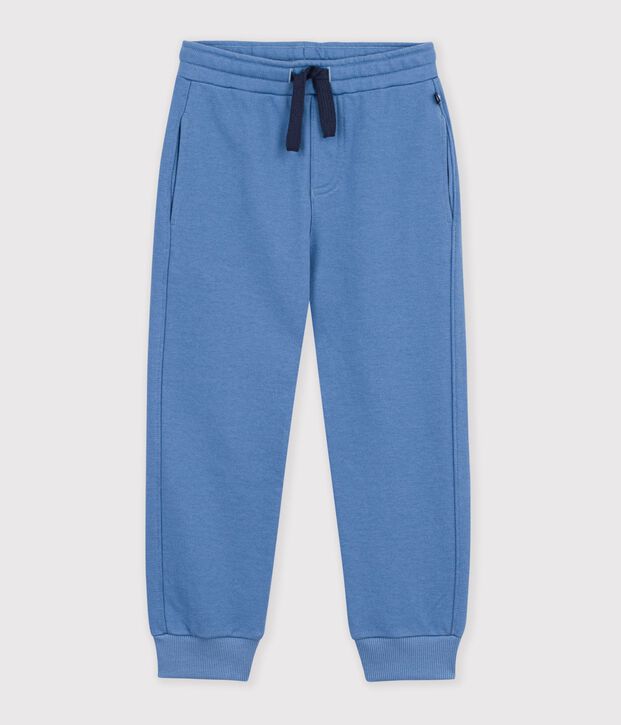 Children's cotton jogging bottoms blue