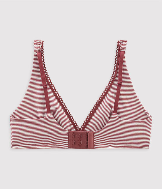 Women's Triangle Bra CARMIN red/MARSHMALLOW white