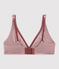Women's Triangle Bra CARMIN red/MARSHMALLOW white