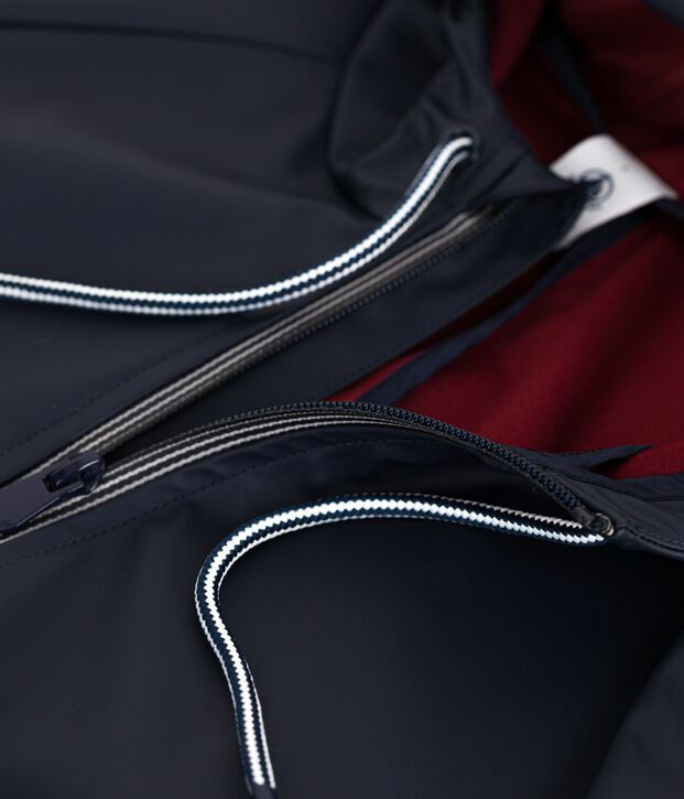 Women's long raincoat in two colours blue