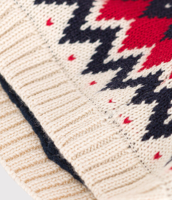 Babies' Woollen Hat AVALANCHE white/MULTICO