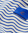 Baby boy's striped short-sleeved T-shirt FETA white/PERSE blue
