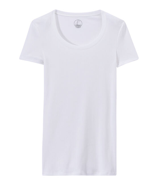 Women's light cotton tee LAIT white