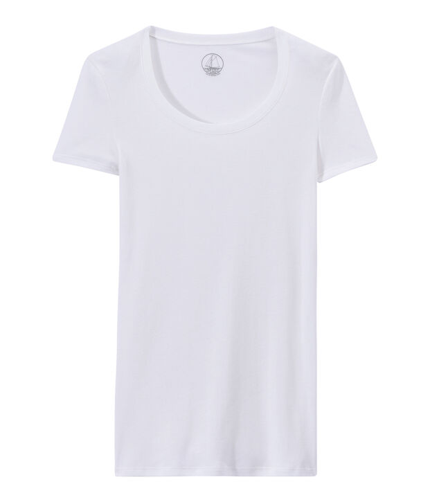 Women's light cotton tee white