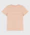 Women's Straight Round-Neck Cotton T-Shirt VINTAGE /AVALANCHE