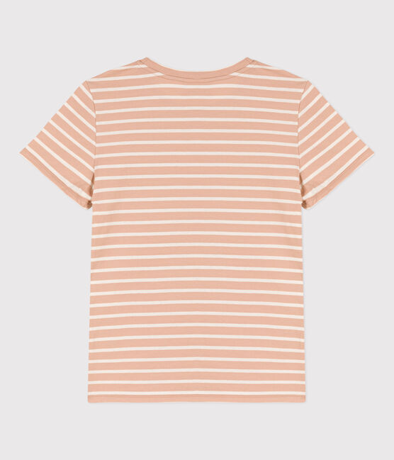 Women's Straight Round-Neck Cotton T-Shirt VINTAGE /AVALANCHE