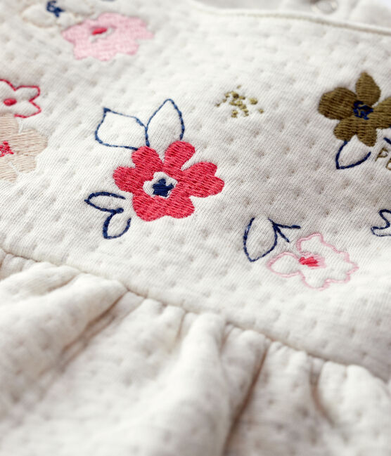 Babies' Quilted Dress MONTELIMAR CHINE beige