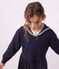 Children's long-sleeved plain cotton dress SMOKING