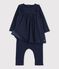 Baby Girls' Velour Knit Dress/Leggings SMOKING blue
