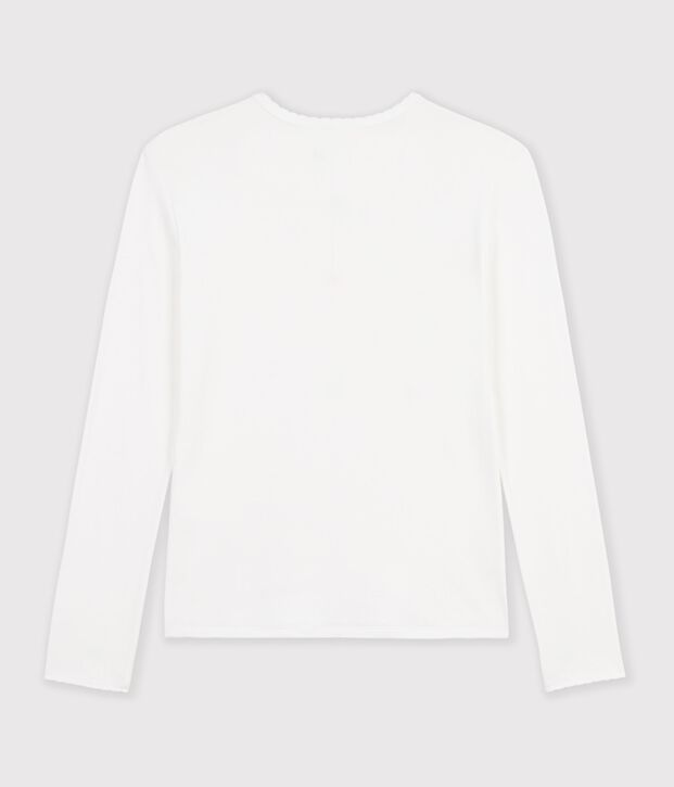 Women's Iconic Cocotte Stitch Cotton T-Shirt white