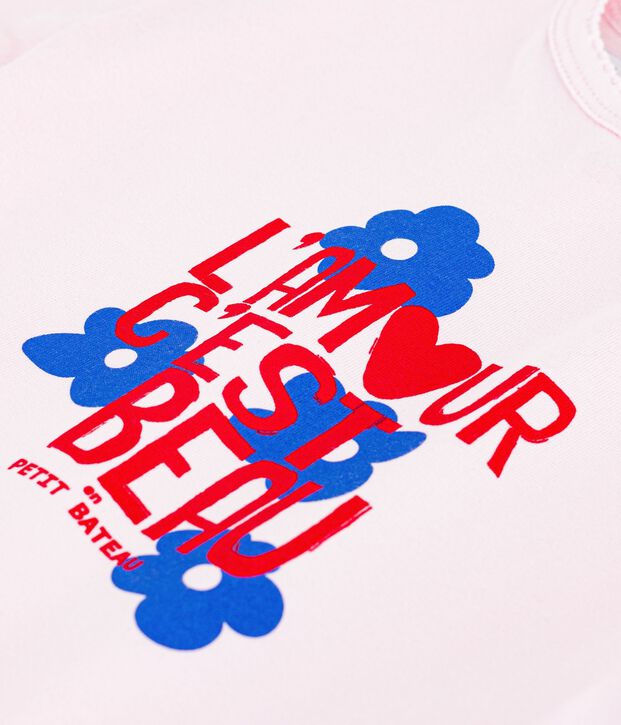 Babies' short-sleeved patterned cotton T-shirt BARELY