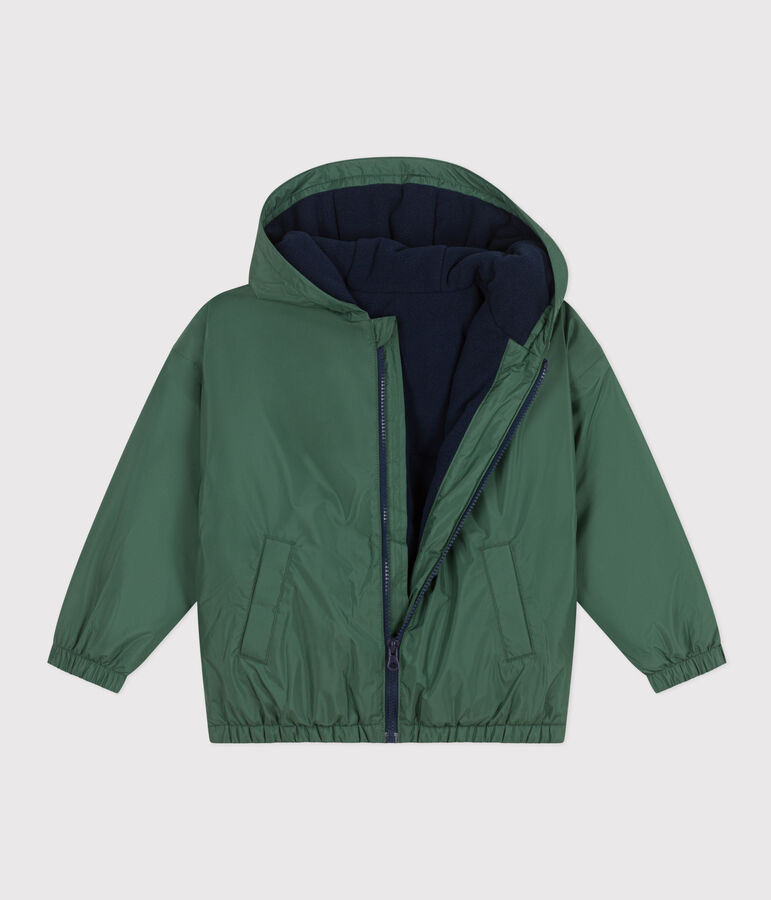 Boys' Warm Windbreaker green