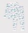Children's snug-fitting printed cotton pyjamas multicolor/blue/multicolor