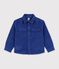 Children's plain corduroy shirt blue