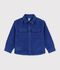 Children's plain corduroy shirt blue