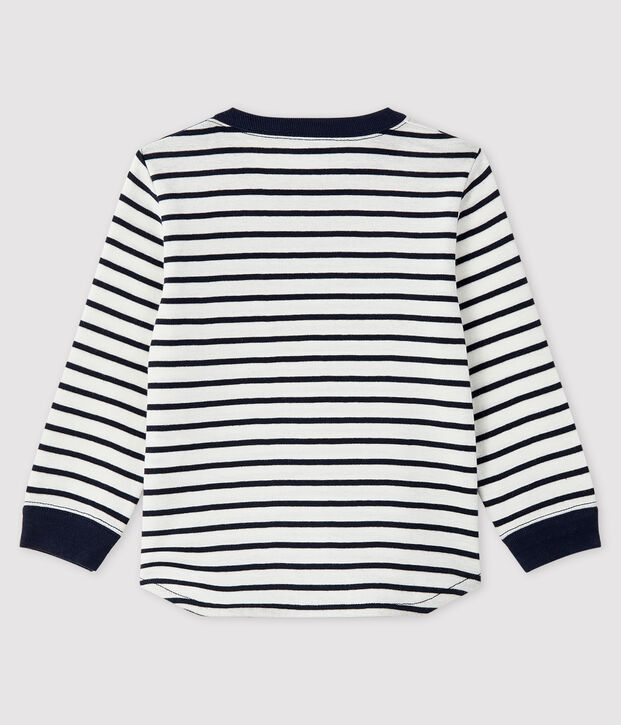 Baby boy's t-shirt white/blue