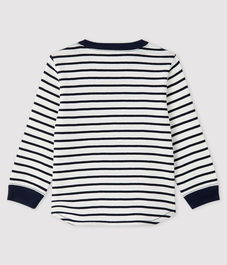 Baby boy's t-shirt white/blue