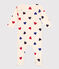 Babies' Heart Patterned Cotton Pyjamas AVALANCHE white/MULTICO