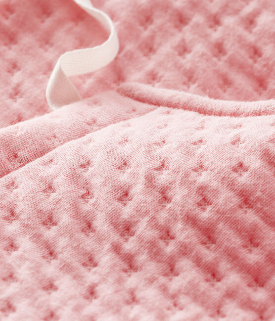 Babies' Tube Knit Cardigan CHARME pink