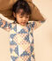Girls' Patchwork Cotton Pyjamas AVALANCHE white/MULTICO
