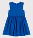 Children's sleeveless plain linen dress