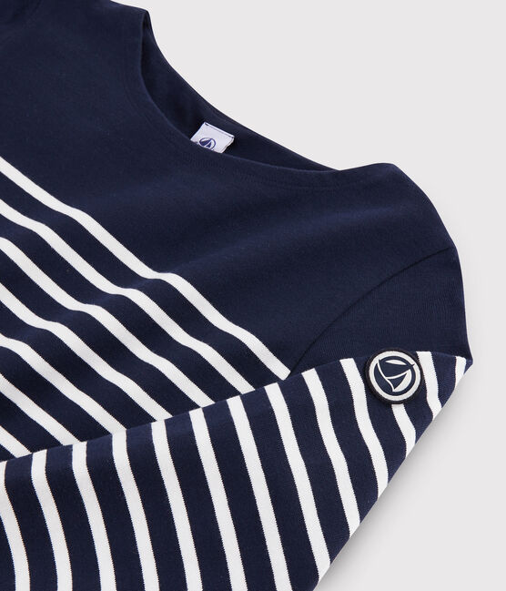 Women's Iconic Breton Top SMOKING blue/MARSHMALLOW white