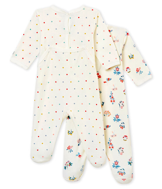 Baby girl's sleepsuit duo variante 1