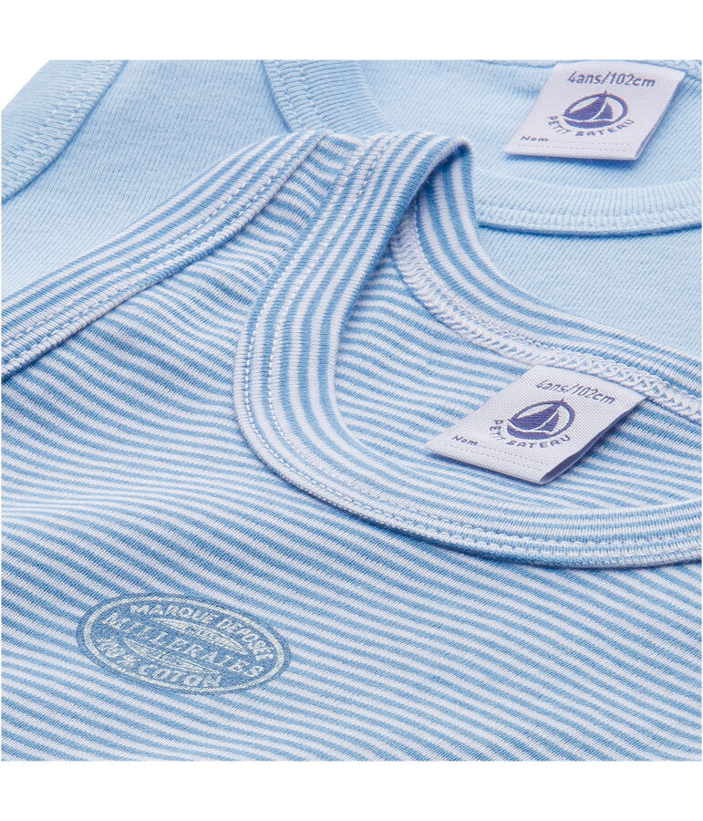 Lot de 2 d&eacute;bardeurs gar&ccedil;on ray&eacute;s milleraies . set